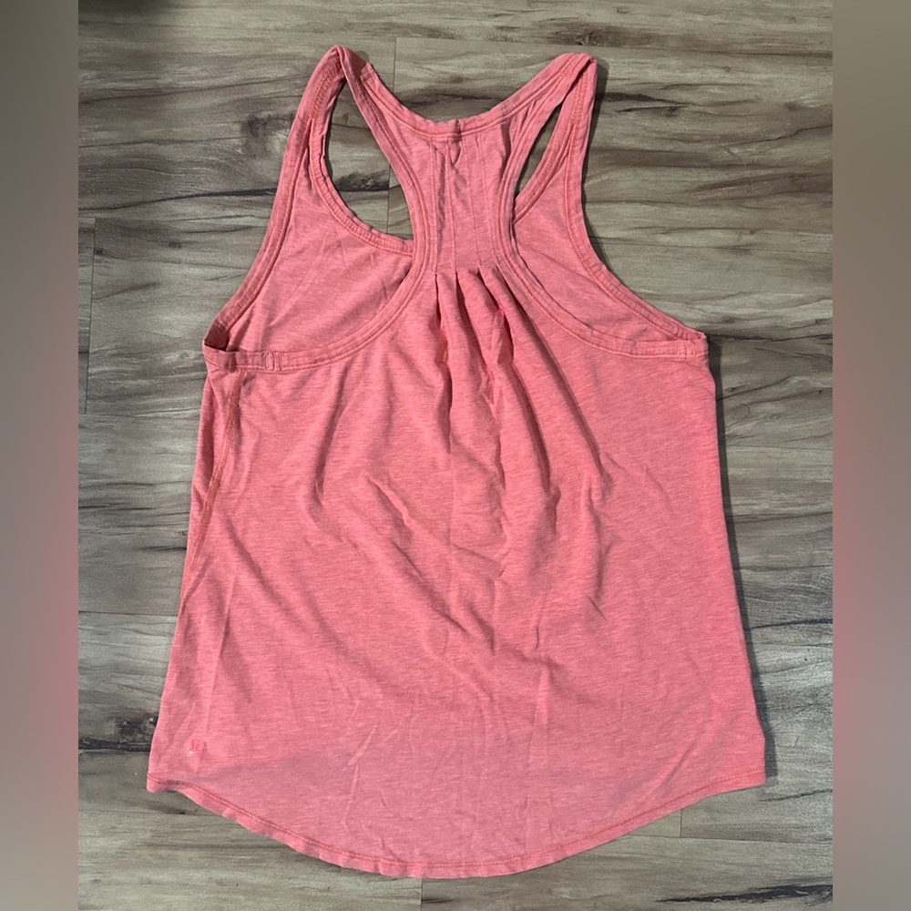 Lululemon Cool Racerback Tank Top Fits Women’s 6 Pink Athleisure Gym Activewear